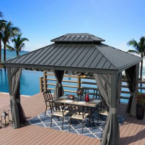 Kozyard Alexander 10'x12' Hardtop Gazebo