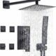GBPUSD Shower System with 8-Inch Rain Shower Head and Handheld Sprayer product image