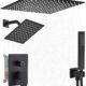 YCAIKOI Shower System with Diverter, Handheld Spray, and 12-Inch Ceiling Mount Shower Head product image