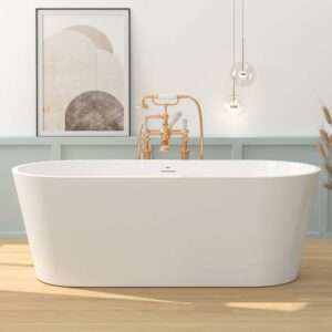 FerdY Shangri-La Elite 67-Inch Acrylic Freestanding Bathtub