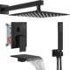Midanya Tub Shower System with Rainfall Shower Head and Handheld Spray product image