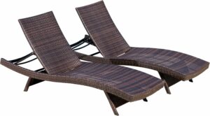 Christopher Knight Home Salem Adjustable Chaise Lounge Chair (2-Piece Set)
