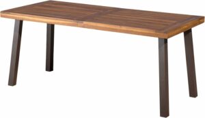 Christopher Knight Home Della Acacia Wood Dining Table, 69-Inch