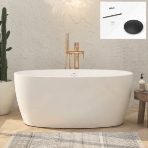 FerdY Tahiti 55-Inch Acrylic Freestanding Bathtub
