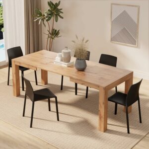 Mobili Fiver Iacopo 55.1 to 86.6-Inch Extendable Dining Table