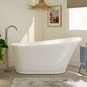FerdY Langkawi 59-Inch Acrylic Freestanding Bathtub