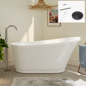 FerdY Langkawi 59-Inch Acrylic Freestanding Bathtub