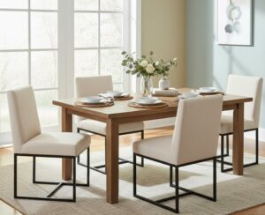 Shunzhi Mid-Century Dining Chairs (Set of 4)