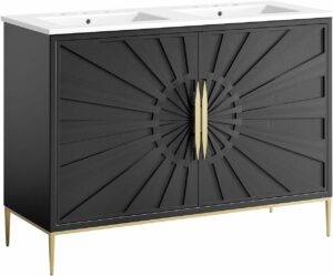 Modway Awaken 48-Inch Double Sink Bathroom Vanity