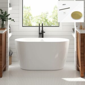 FerdY Bali 47-Inch Acrylic Freestanding Bathtub (cUPC Certified)