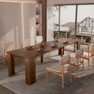 DMAITH Extendable Dining Table 20-118.5-Inch (2-12 Person)