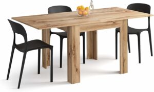 Mobili Fiver Eldorado 35.4(70.9)-Inch Square Extendable Dining Table