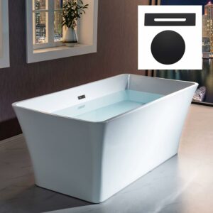 WOODBRIDGE BTA1509 59-Inch Acrylic Freestanding Bathtub