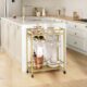 MAHANCRIS RCJ63B01Z 2-Tier Bar Cart with Wheels product image