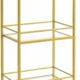 IBUYKE TMJ519G 3-Tier Bar Cart with Glass Shelves product image