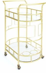 Silverwood Sinclair 2-Tier Bar Cart