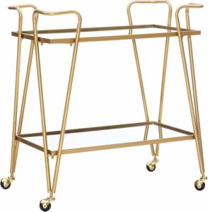 Linon Gina Mid-Century Bar Cart product image
