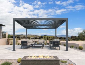 PURPLE LEAF 94AS 10' x 12' Louvered Pergola