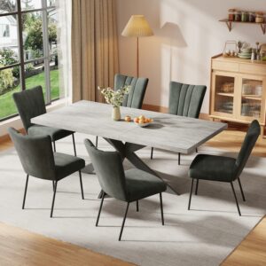 ZckyCine Extendable Dining Table Set (6-Piece)