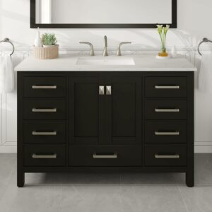 Eviva Aberdeen 48-Inch Bathroom Vanity with Quartz Top