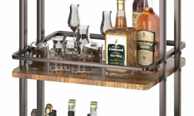 XYZLVSI 3-Tier Rolling Bar Cart product image