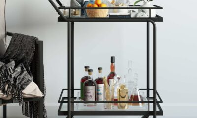Nathan James Sally 2-Tier Rolling Bar Cart product image