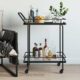 Nathan James Sally 2-Tier Rolling Bar Cart product image