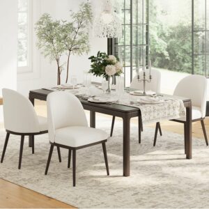 COLAMY Upholstered Dining Chairs (Set of 4)
