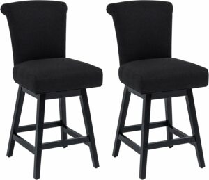 TUNESET 26-Inch Counter Stools (2-Pack)