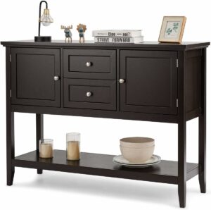 Giantex Buffet Sideboard Storage Cabinet with 2 Drawers