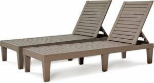 BLUU Adjustable Chaise Lounge Chair (2-Pack)