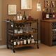 GarveeHome 3-Tier Rolling Bar Cart with Removable Tray product image