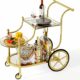 Tangkula 3-Tier Bar Cart with Mirrored Shelves product image