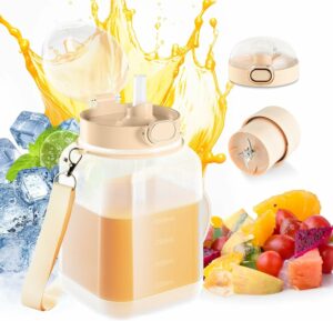 FOUSIUTIM Portable Blender 34oz USB-C Rechargeable