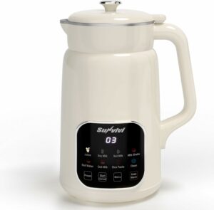 SUNVIVI 60oz Nut Milk Maker and Blender with Keep Warm