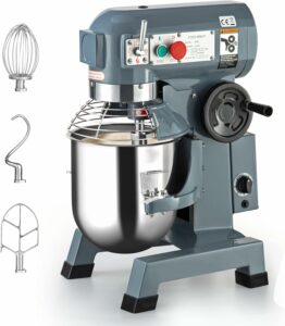 Towallmark 20-Qt Commercial Stand Mixer 1100W with Timer