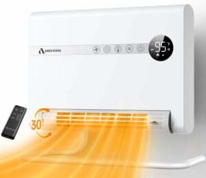 Arecovas 1500W PTC Space Heater with Oscillation