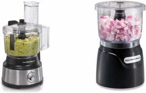 Hamilton Beach 70730 & 72850 Food Processor & Vegetable Chopper Bundle