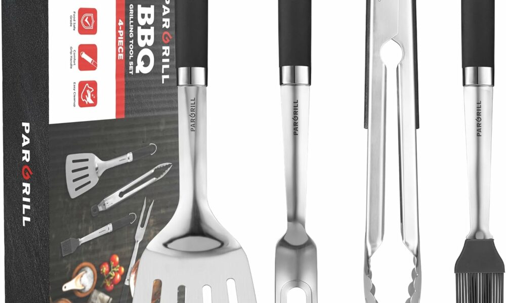 PARGRILL Heavy-Duty BBQ Tool Set 4-Piece product image