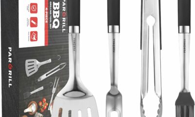 PARGRILL Heavy-Duty BBQ Tool Set 4-Piece product image