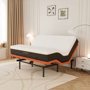 ESHINE 2000 Series Adjustable Bed Frame with 12-Inch Memory Foam Mattress (King) product image
