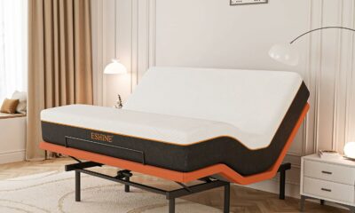 ESHINE 2000 Series Adjustable Bed Frame with 12-Inch Memory Foam Mattress (King) product image
