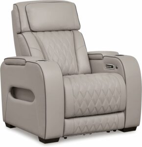 Signature Design by Ashley Boyington Power Recliner with Massage and USB
