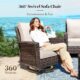 SUNSHINE VALLEY 7-Piece Patio Furniture Set with Swivel Chairs and Coffee Table product image