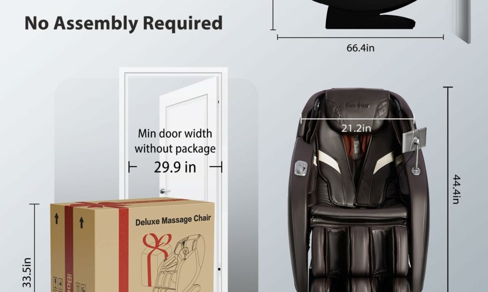iBooMas SL-Track Zero Gravity Massage Chair product image