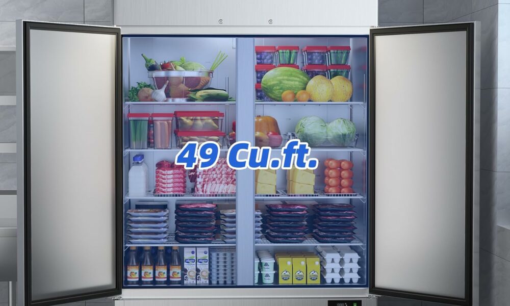 Coolski 54-Inch Reach-In Refrigerator 49 Cu.Ft. 2-Door product image