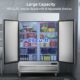 Coolski 54-Inch Reach-In Refrigerator 49 Cu.Ft. 2-Door product image