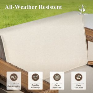 HERA'S HOUSE Patio Furniture Set 6-Piece Sectional with Ottoman