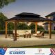 Modern Shade Outdoor Living Spaces 12x16-Foot Hardtop Gazebo (Cedar Frame, Galvanized Steel Roof) product image