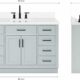 ARIEL Hepburn 49-Inch Bathroom Vanity with Quartz Countertop product image